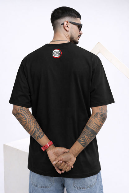 INSECET,FLAME & WATER PILLER OVERSIZED T-SHIRT