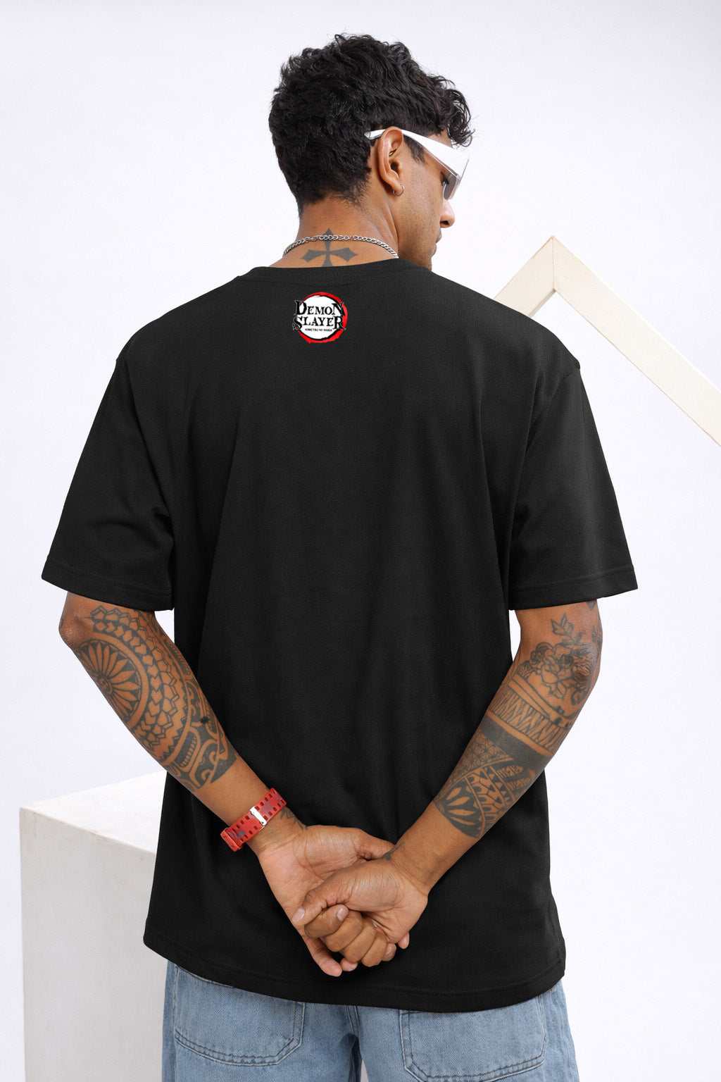 SERPENT,LOVE & SOUND PILLER OVERSIZED T-SHIRT
