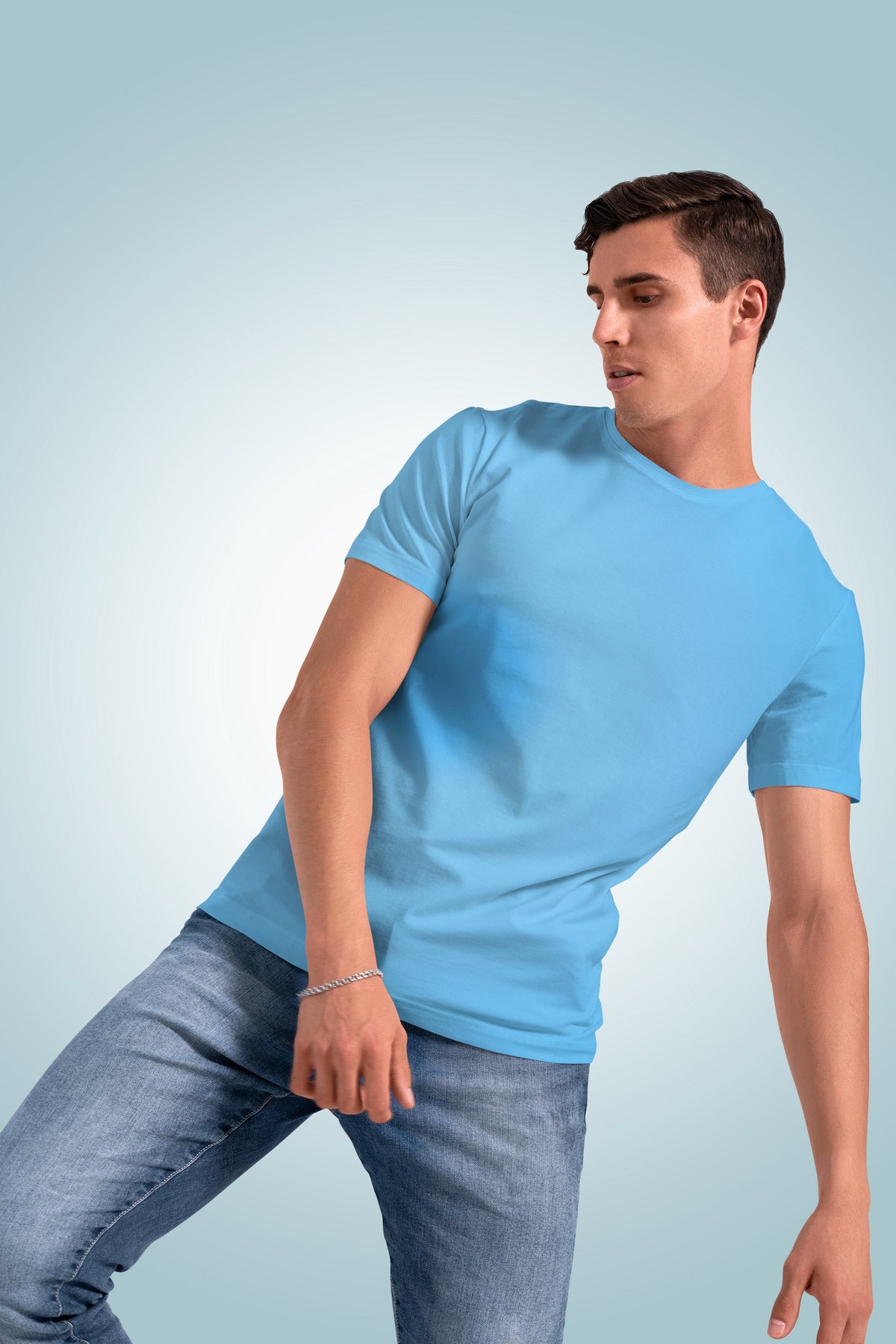 Cyan Blue T-shirt