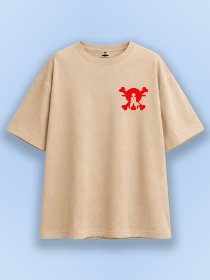 WANTED LUFFY OVERSIZED T-SHIRT