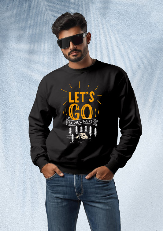 Let's Go Somewhere  Sweatshirt
