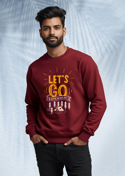 Let's Go Somewhere  Sweatshirt