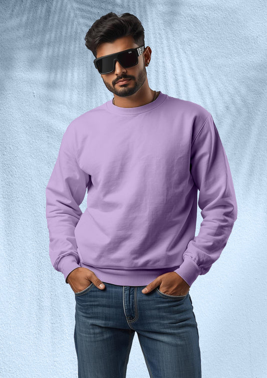 Basic Lavender Sweatshirt