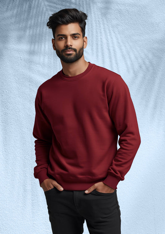 Basic Maroon Sweatshirt