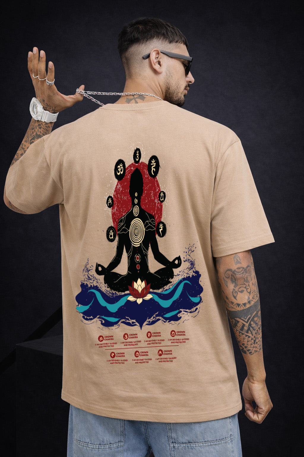 SEVEN CHAKRA OVERSIZED T-SHIRT