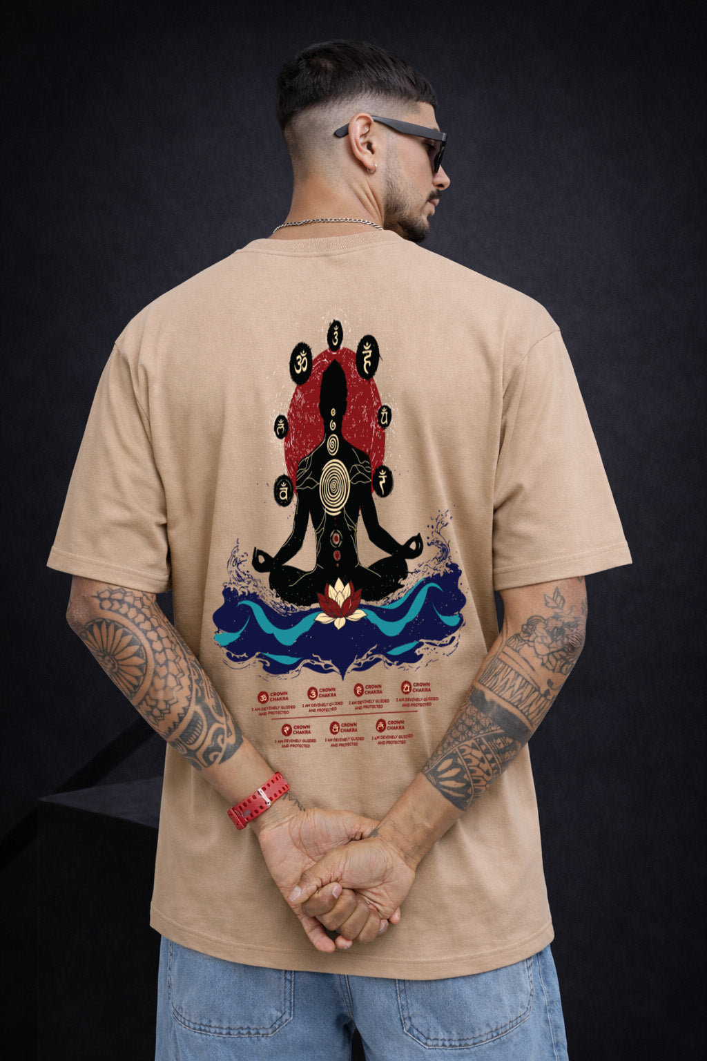 SEVEN CHAKRA OVERSIZED T-SHIRT